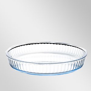 Büyük, Optik Desenli Yuvarlak Tepsi