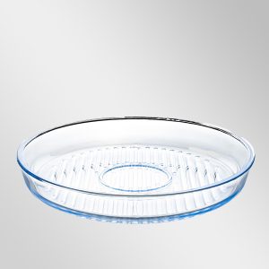 Küçük, Izgara Desenli Yuvarlak Tepsi