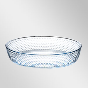 Küçük, Petek Desenli Oval Tepsi