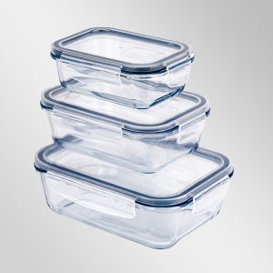 Sade 3'lü Takım Saklama Kabı