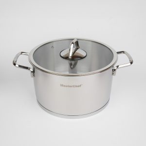 MasterChef 8 Parça Silver Çelik Tencere Seti Lux Flanşlı Sap