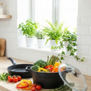 MasterChef Döküm 7 Parça Dik Kulak Tencere Seti