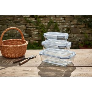 Borart Mini 3'lü Takım Saklama Kabı - Sade - 146120 PF