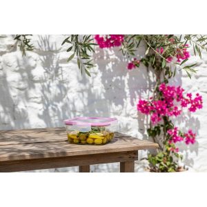 Borart Sade Kare Saklama Kabı 520 cc